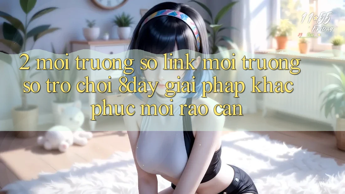 2. Môi trường số Link Môi trường số Trò chơi 8day: Giải Pháp Khắc Phục Mọi Rào Cản