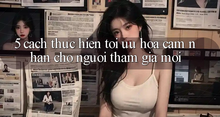 5. Cách thực hiện Tối Ưu Hóa Cảm nhận Cho Người tham gia Mới 5. Cách thực hiện Tối Ưu Hóa Cảm nhận Cho Người tham gia Mới