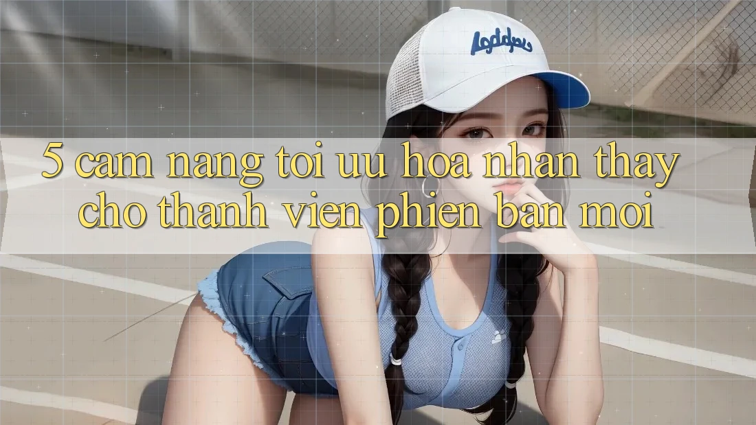 5. Cẩm nang Tối Ưu Hóa Nhận thấy Cho Thành Viên Phiên bản mới 5. Cẩm nang Tối Ưu Hóa Nhận thấy Cho Thành Viên Phiên bản mới