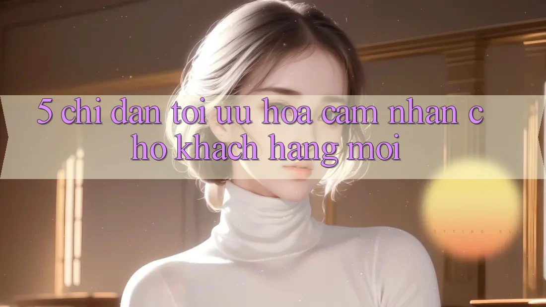 5. Chỉ dẫn Tối Ưu Hóa Cảm nhận Cho Khách hàng Mới 5. Chỉ dẫn Tối Ưu Hóa Cảm nhận Cho Khách hàng Mới