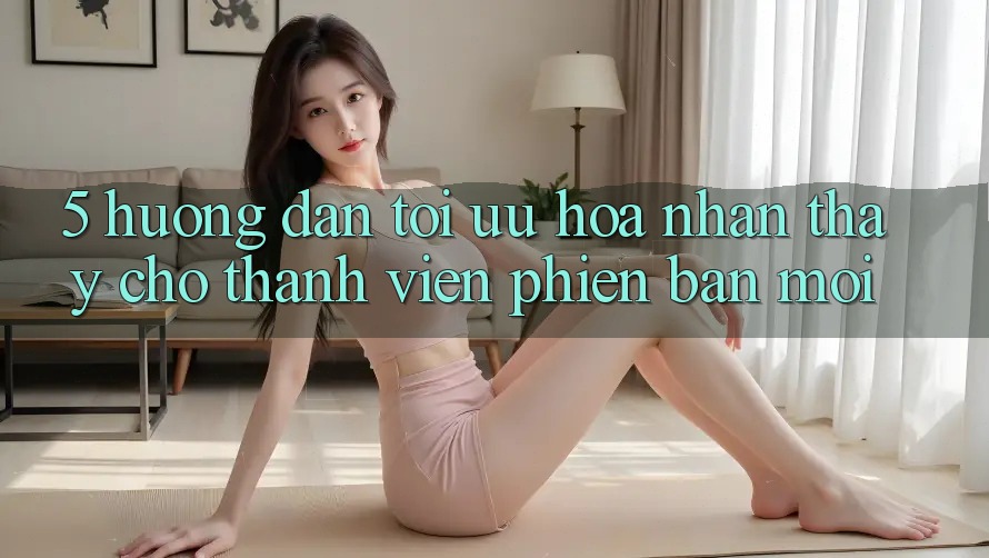 5. Hướng Dẫn Tối Ưu Hóa Nhận thấy Cho Thành Viên Phiên bản mới