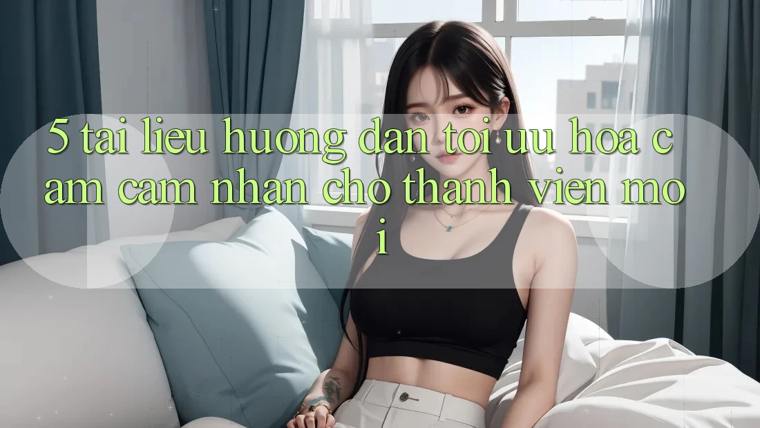 5. Tài liệu hướng dẫn Tối Ưu Hóa Cảm cảm nhận Cho Thành Viên Mới 5. Tài liệu hướng dẫn Tối Ưu Hóa Cảm cảm nhận Cho Thành Viên Mới