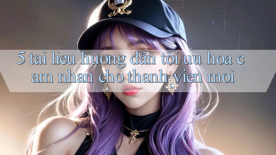 5. Tài liệu hướng dẫn Tối Ưu Hóa Cảm nhận Cho Thành Viên Mới 5. Tài liệu hướng dẫn Tối Ưu Hóa Cảm nhận Cho Thành Viên Mới