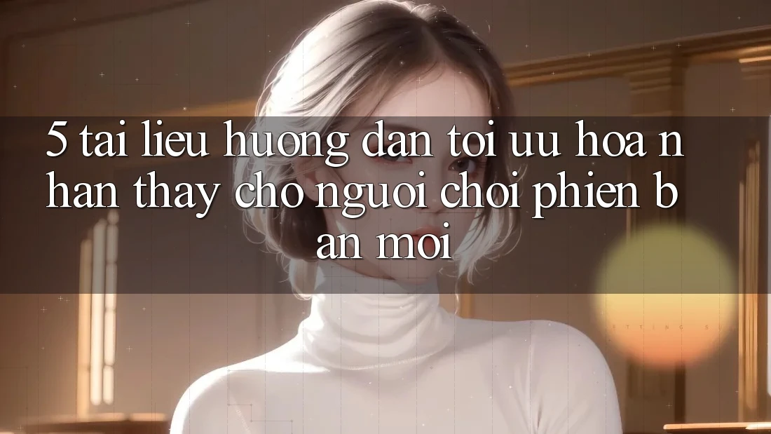 5. Tài liệu hướng dẫn Tối Ưu Hóa Nhận thấy Cho Người chơi Phiên bản mới 5. Tài liệu hướng dẫn Tối Ưu Hóa Nhận thấy Cho Người chơi Phiên bản mới