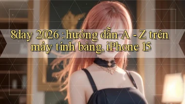 8day 2026 hướng dẫn A   Z trên máy tính bảng, iPhone 15