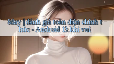 8day đánh giá toàn diện chính thức   Android 13 khi vui