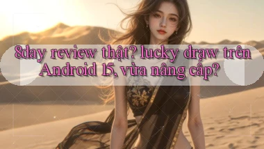 8day review thật lucky draw trên Android 15, vừa nâng cấp