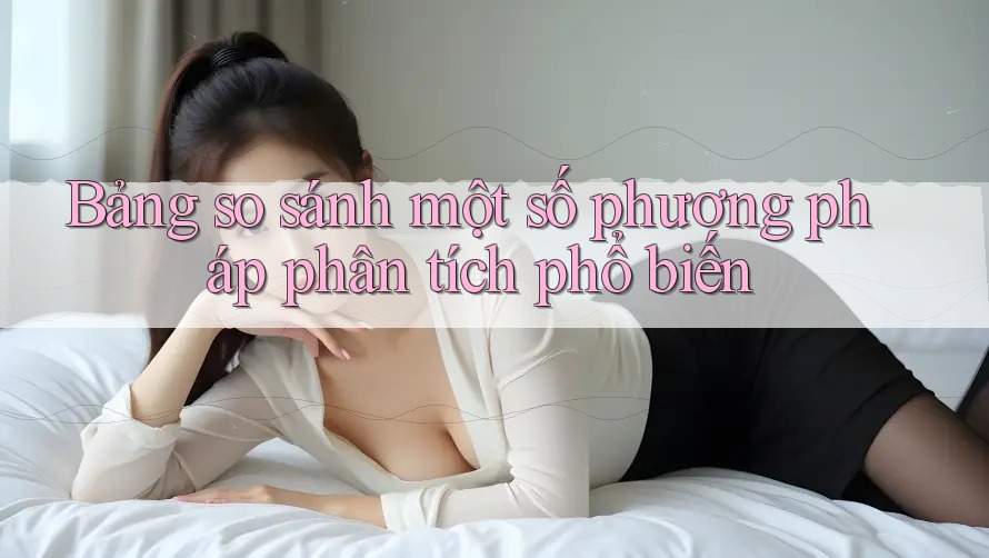 Bảng So Sánh Một Số Phương Pháp Phân Tích Phổ Biến