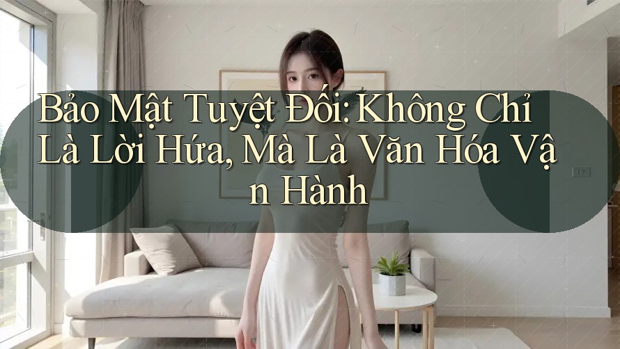 Bảo Mật Tuyệt Đối: Không Chỉ Là Lời Hứa, Mà Là Văn Hóa Vận Hành