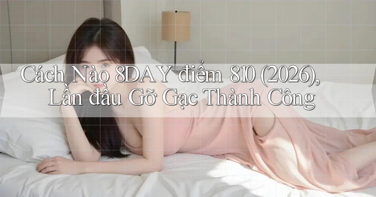Cách nào 8day điểm 810 (2026), lần đầu gỡ gạc thành công