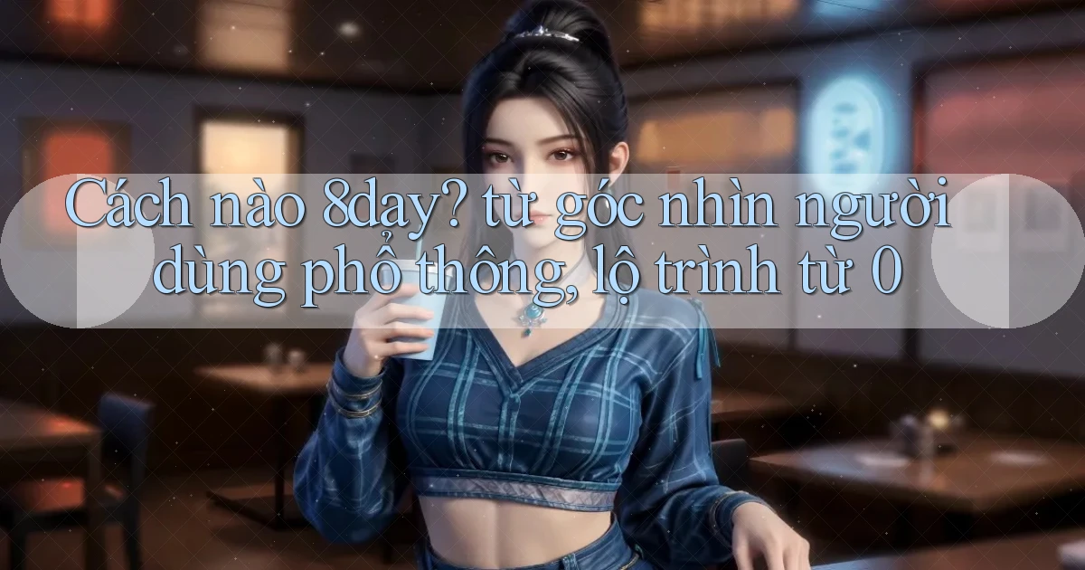 Cách nào 8day từ góc nhìn người dùng phổ thông, lộ trình từ 0
