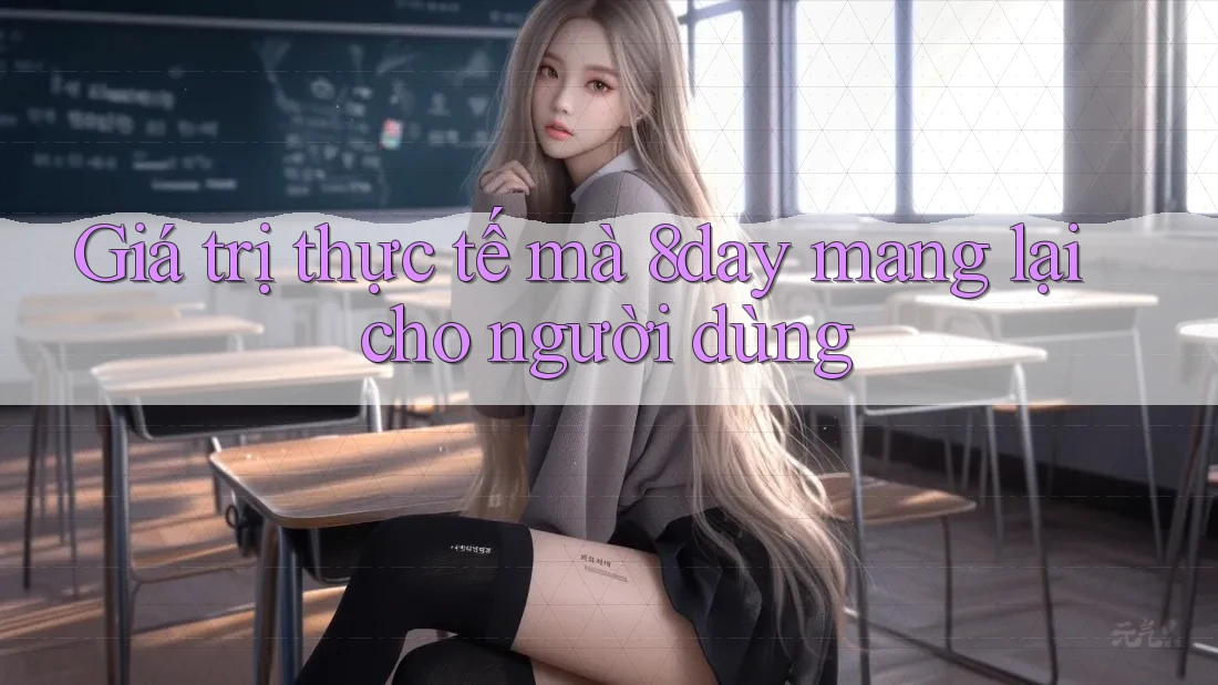 Giá trị thực tế mà 8day mang lại cho người dùng