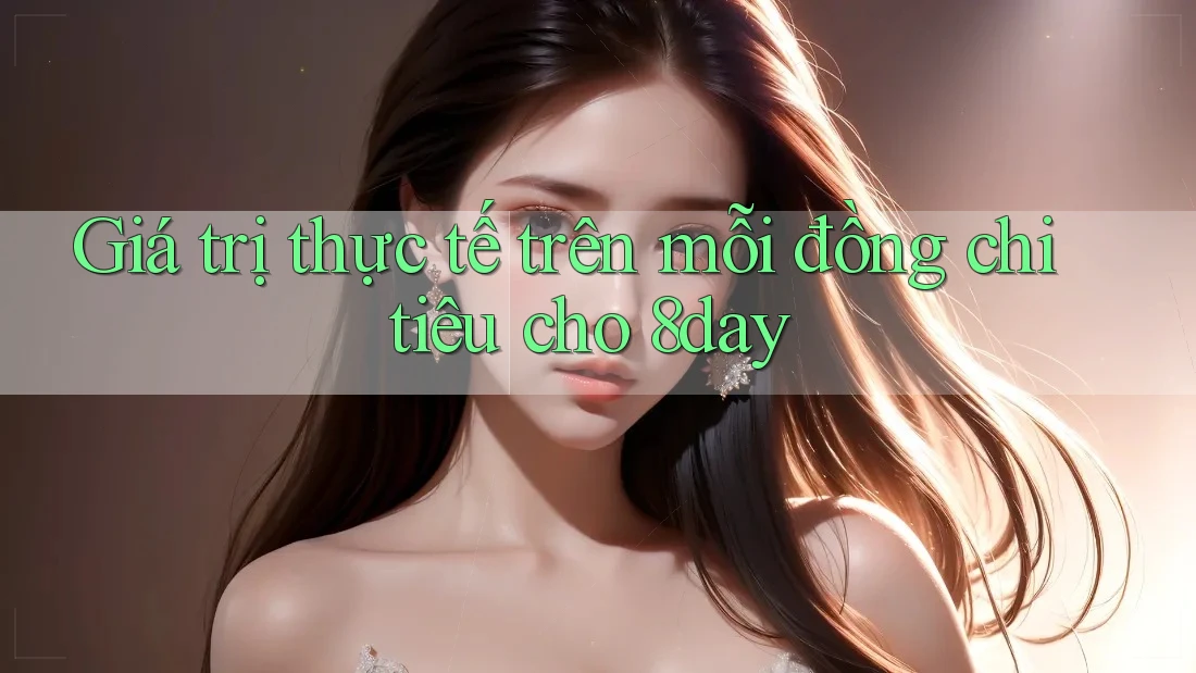 Giá trị thực tế trên mỗi đồng chi tiêu cho 8day Giá trị thực tế trên mỗi đồng chi tiêu cho 8day