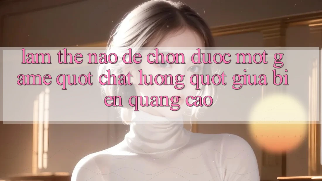 Làm Thế Nào Để Chọn Được Một Game " Chất Lượng" Giữa Biển Quảng Cáo?