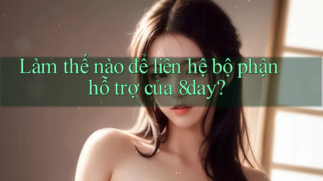 Làm thế nào để liên hệ bộ phận hỗ trợ của 8day?