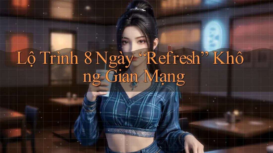 Lộ Trình 8 Ngày “Refresh” Không Gian Mạng Lộ Trình 8 Ngày “Refresh” Không Gian Mạng
