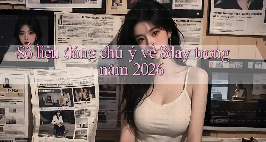 Số liệu đáng chú ý về 8day trong năm 2026 Số liệu đáng chú ý về 8day trong năm 2026