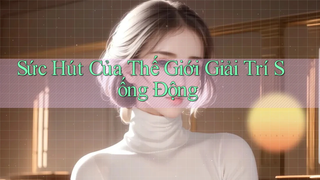 Sức Hút Của Thế Giới Giải Trí Sống Động