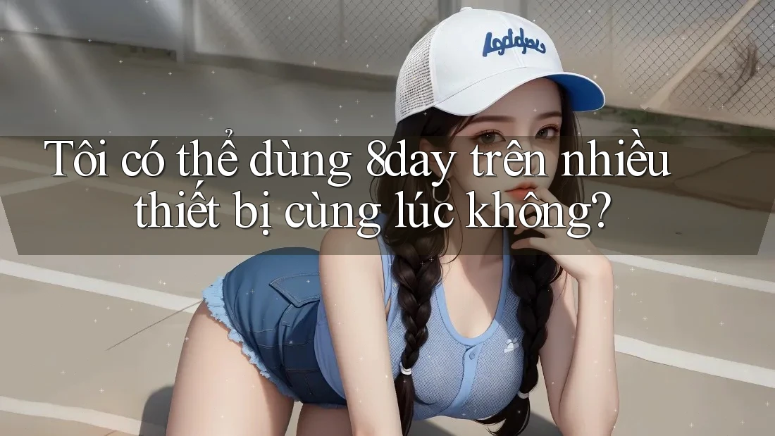 Tôi có thể dùng 8day trên nhiều thiết bị cùng lúc không?