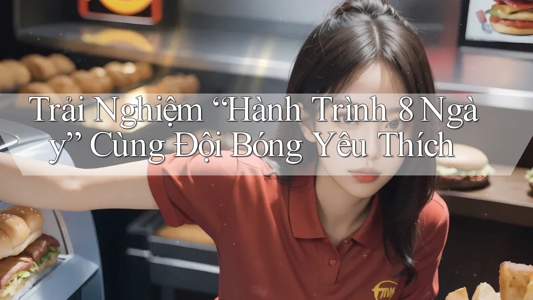 Trải Nghiệm “Hành Trình 8 Ngày” Cùng Đội Bóng Yêu Thích Trải Nghiệm “Hành Trình 8 Ngày” Cùng Đội Bóng Yêu Thích