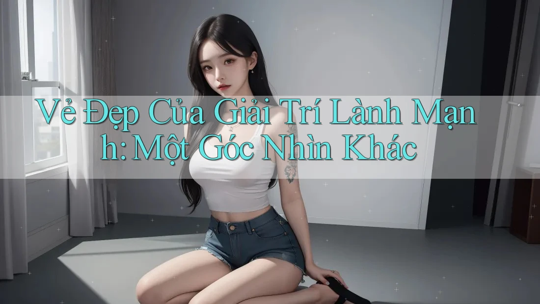 Vẻ Đẹp Của Giải Trí Lành Mạnh: Một Góc Nhìn Khác